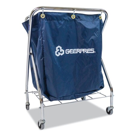 Geerpres 420 Denier Nylon; Chrome-Plated Steel, 50 gal Load Capacity, 1 Shelves, 28" W 41603SMC